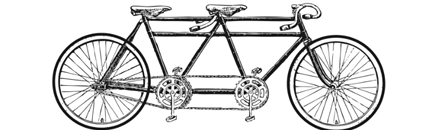 a tandem bike
A Tandem Bike Ride